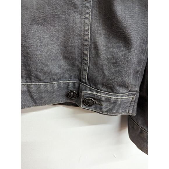 The Kooples Men's Grey Denim Jacket Button Down Pockets Size Medium - Picture 8 of 10